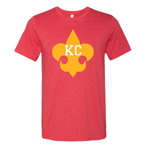 Boy Scouts of America | Red And Yellow KC Fleur De Lis