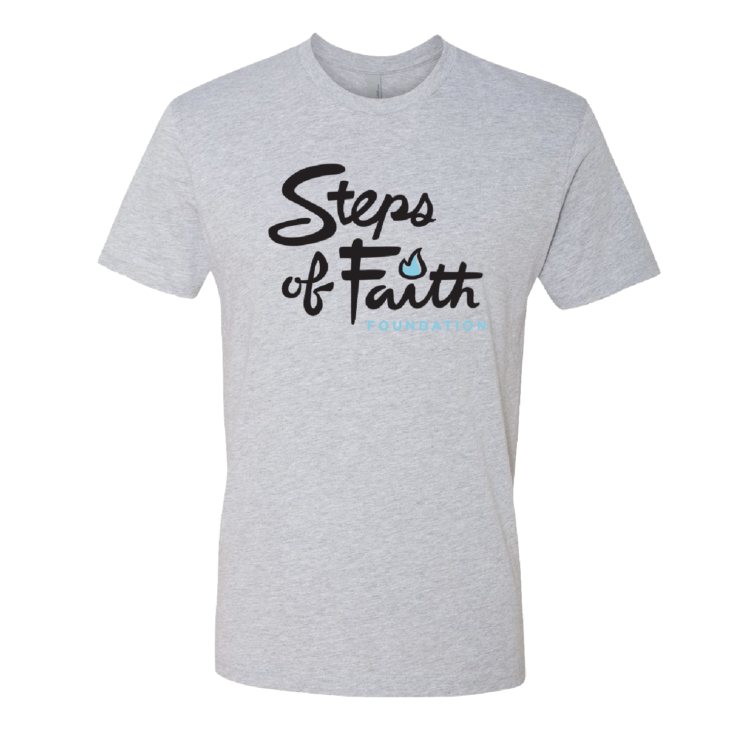 Steps Of Faith | Logo T-Shirt - Grey