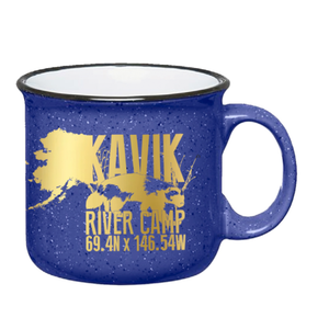 Kavik River Camp | Logo Coffee Mug - Blue