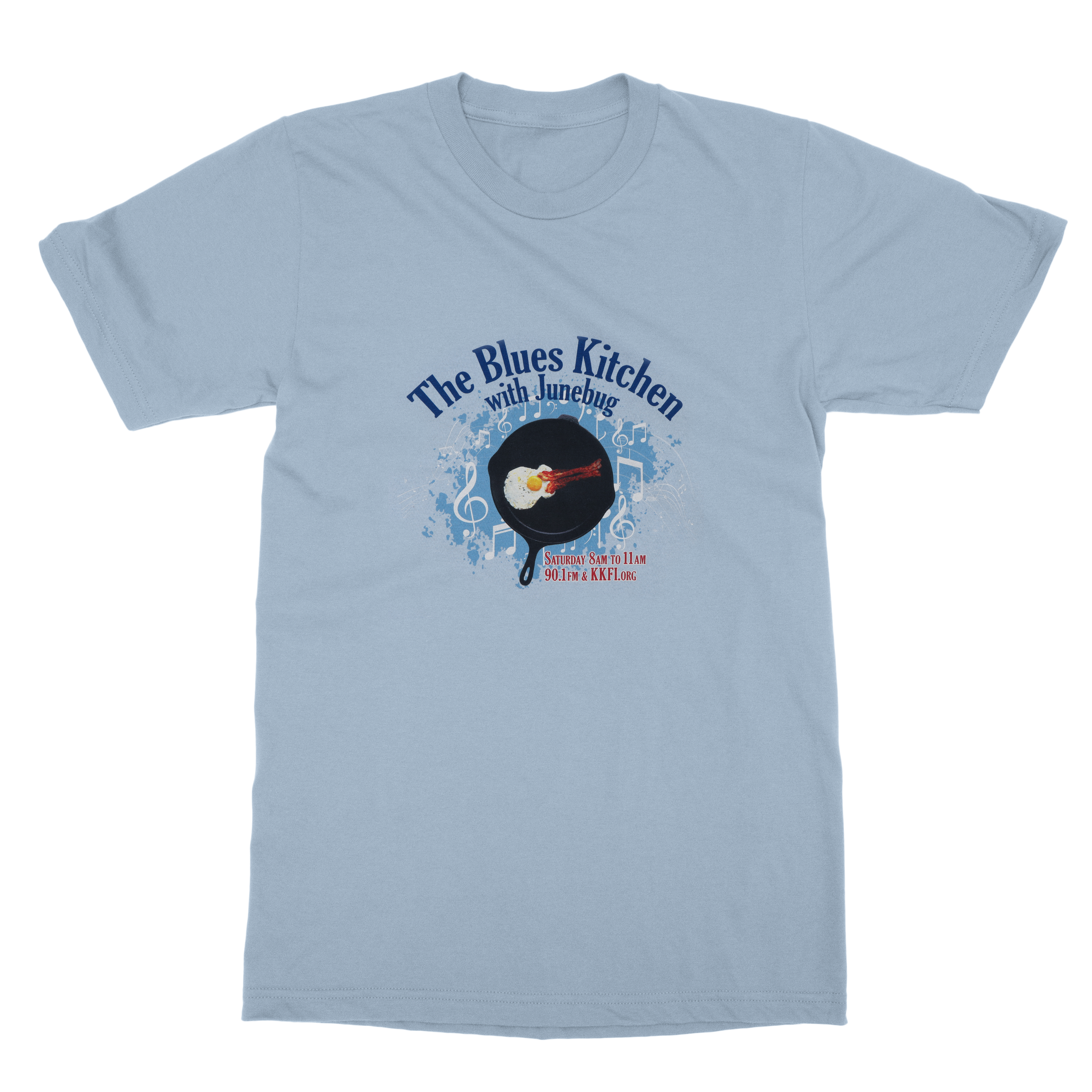KKFI | Blues Kitchen 20th Anniversary T-Shirt - Light Blue