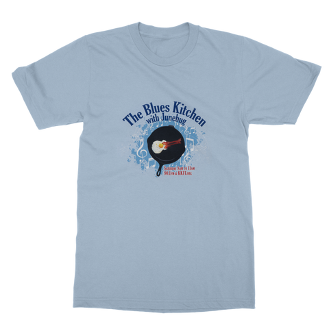 KKFI | Blues Kitchen 20th Anniversary T-Shirt - Light Blue