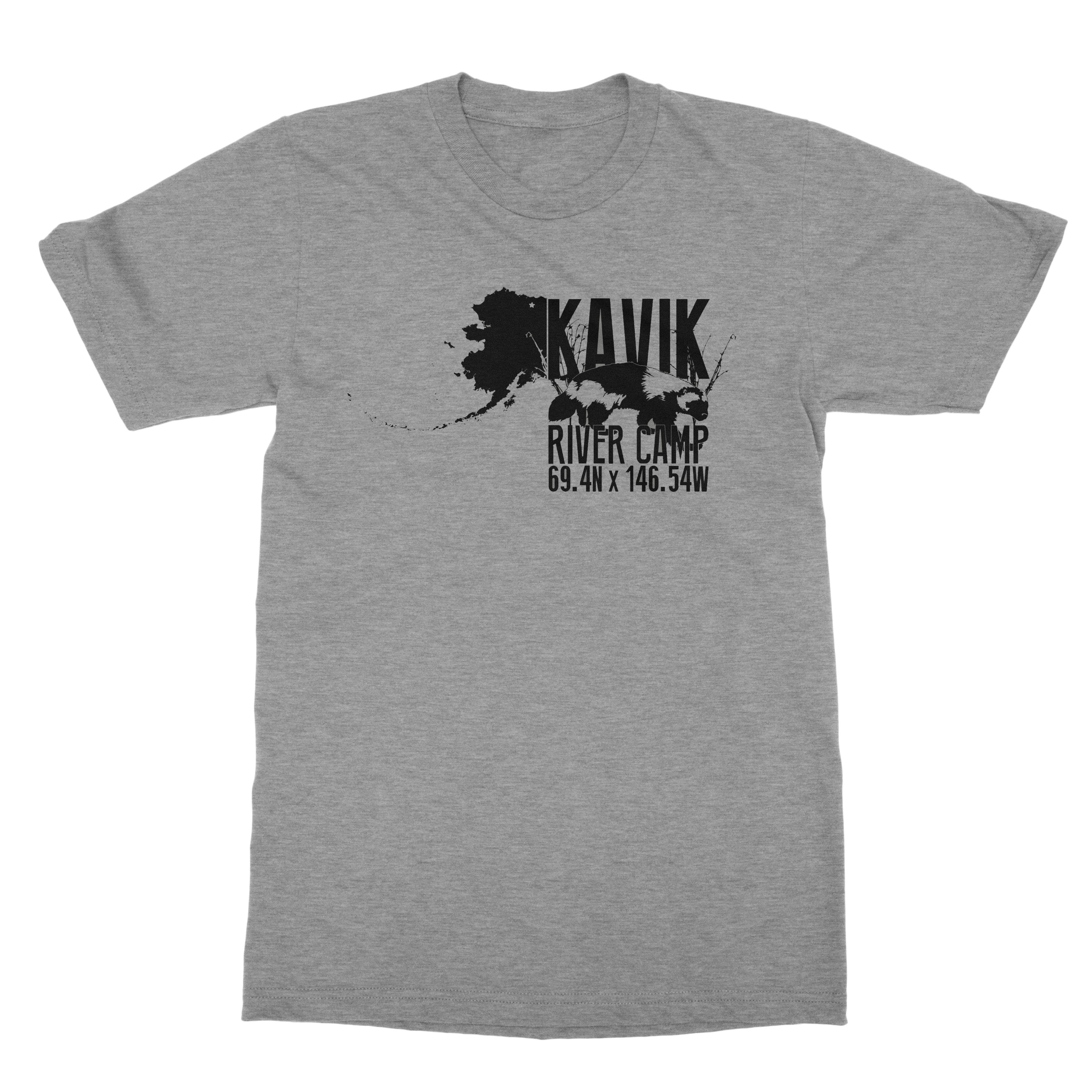 Kavik River Camp | Logo T-Shirt - Grey