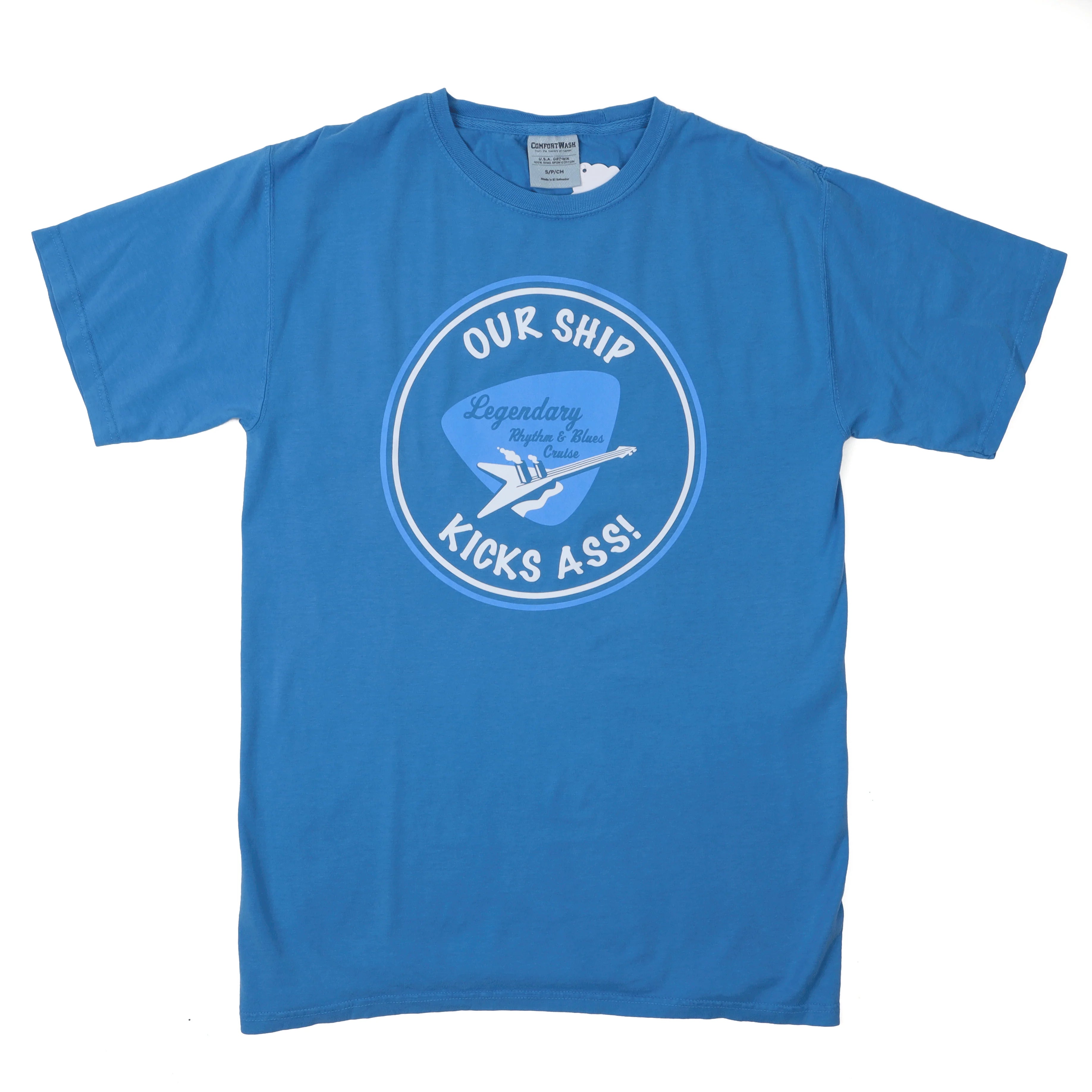 Legendary Rhythm & Blues Cruise | Unisex Blue Our Ship T-Shirt