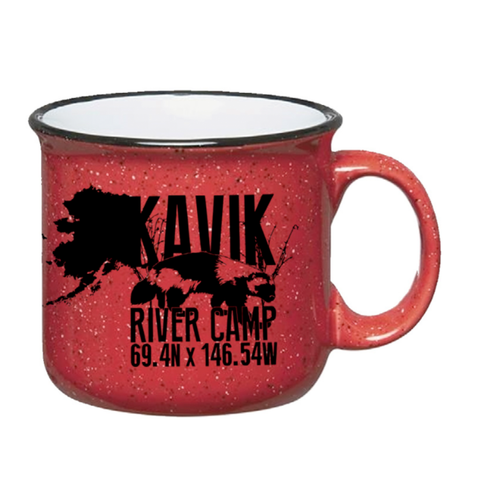 Kavik River Camp | Logo Coffee Mug - Red
