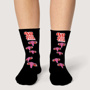 Women's Fund Of Omaha | No Abortion Bans Ever Dye-Sublimated Socks