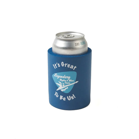 koozie featuring the "It's Great To Be Us" Rhythm and Blues cruise Logo